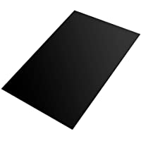 200 x 300 x 0-6 mm negro silicona goma hoja autoadhesiva almohadilla de alta temperatura placa Mat